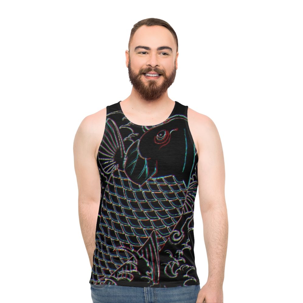Neon Koi Nishikiyama Unisex Tank Top