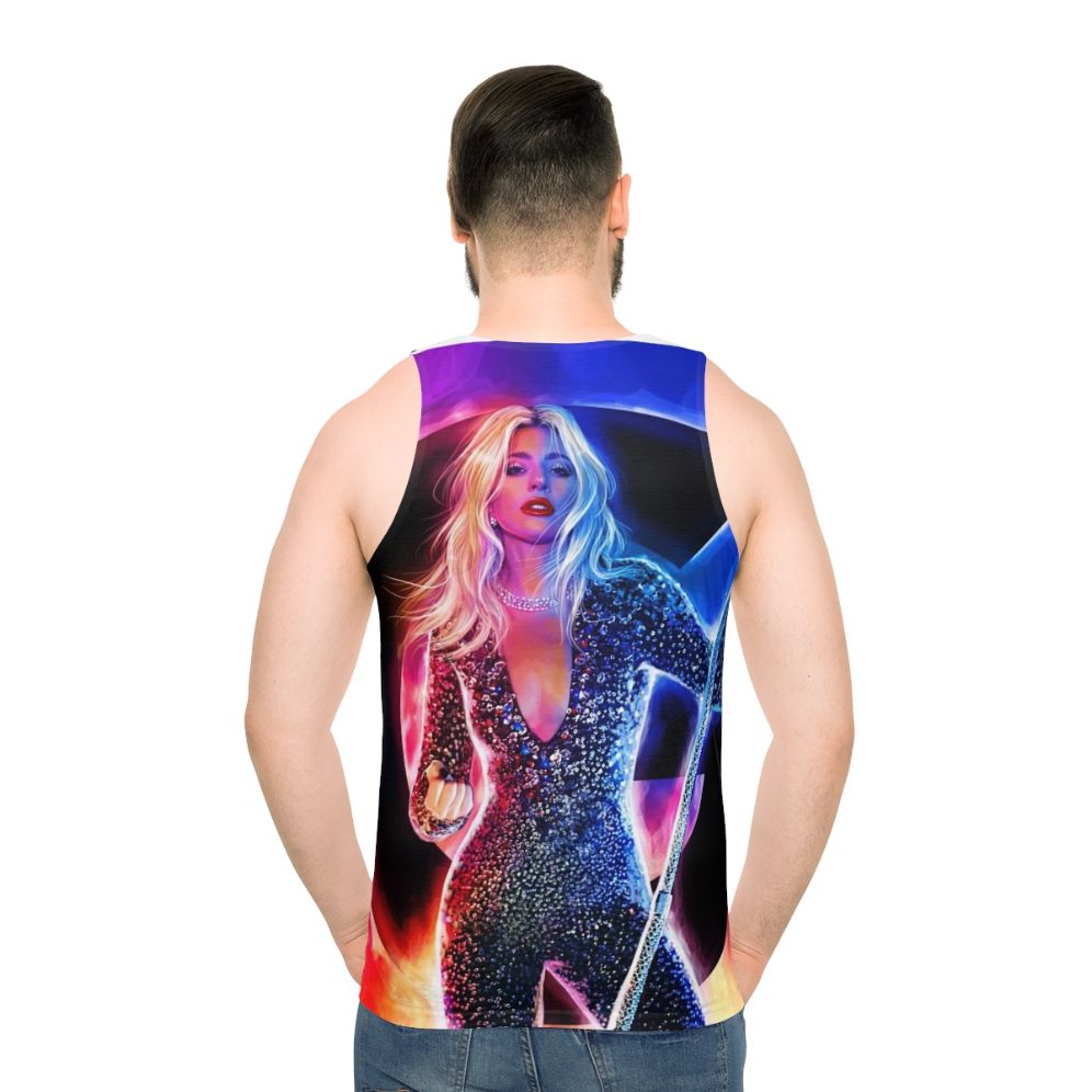 Neon music unisex tank top