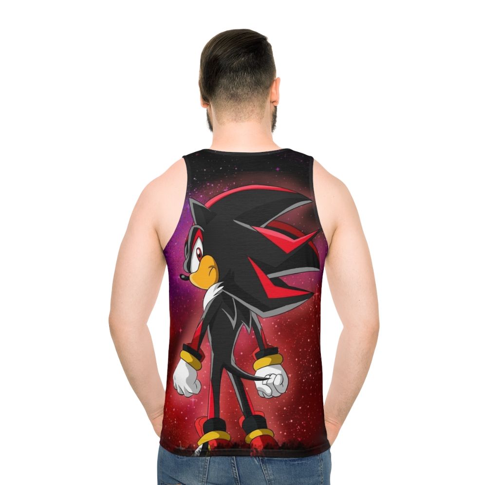Neon Shadow the Hedgehog Unisex Tank Top