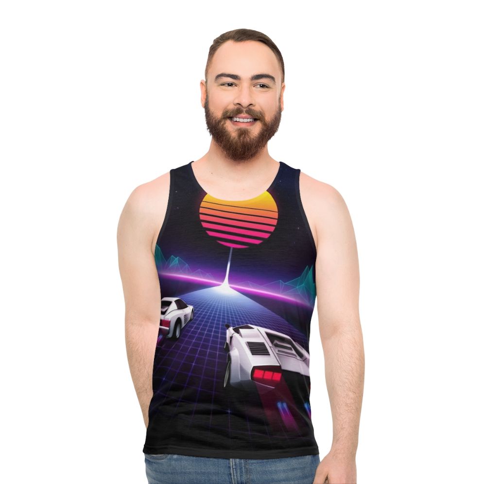 Neon Skyway Unisex Tank Top