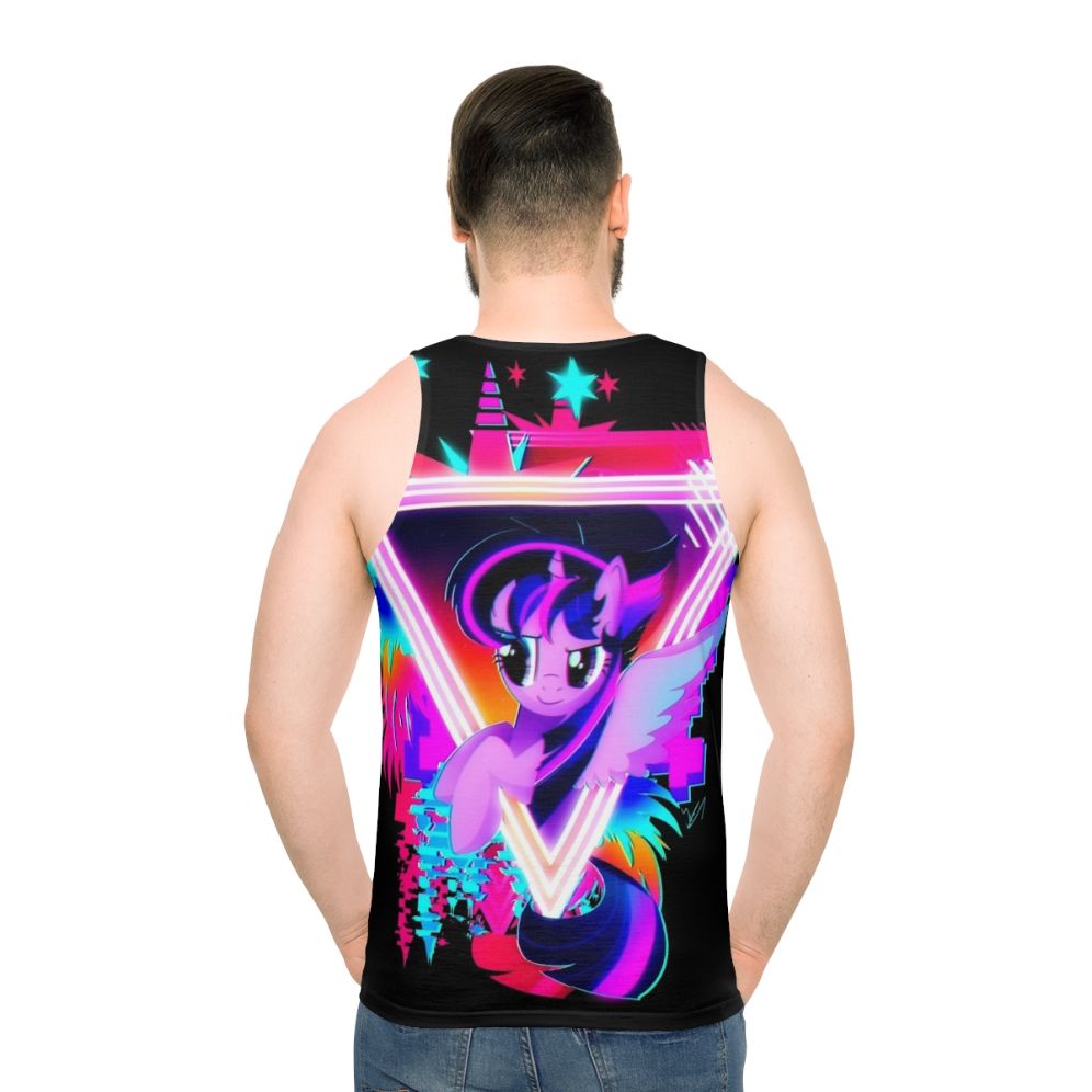 Neon Twilight Sparkle Unisex Tank Top