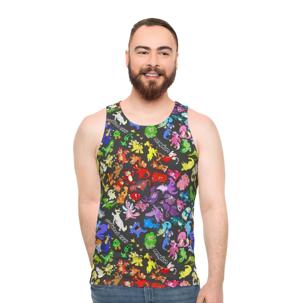 Neopets all over print unisex tank top
