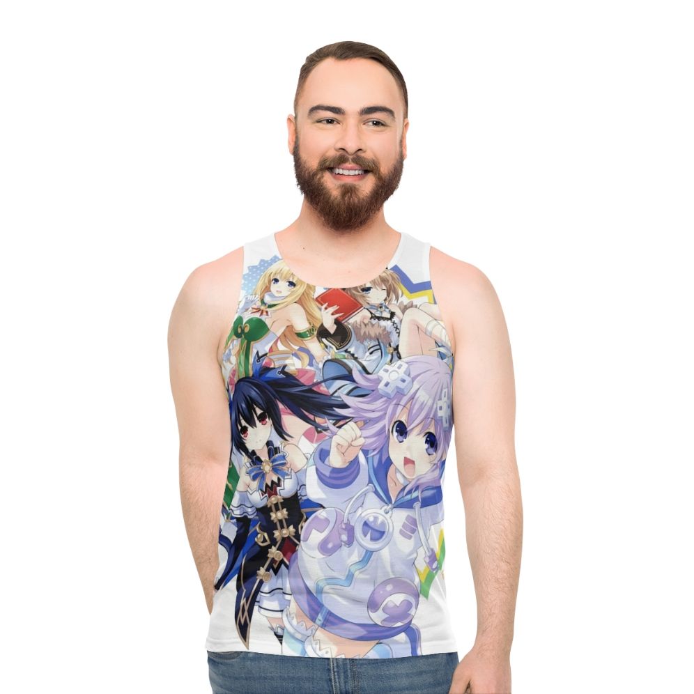 Neptunia CPUs Anime Inspired Unisex Tank Top