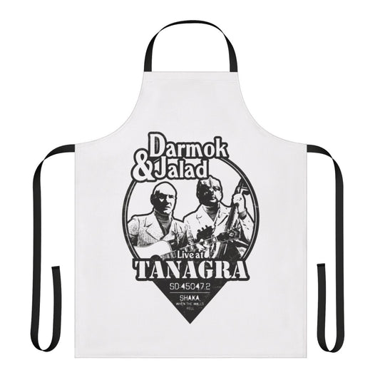Darmok and Jalad at Tanagra themed apron with a nerdy, geeky, and sci-fi inspired design.