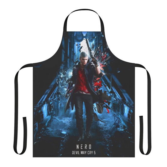 Apron featuring the character Nero from the video game Devil May Cry 5