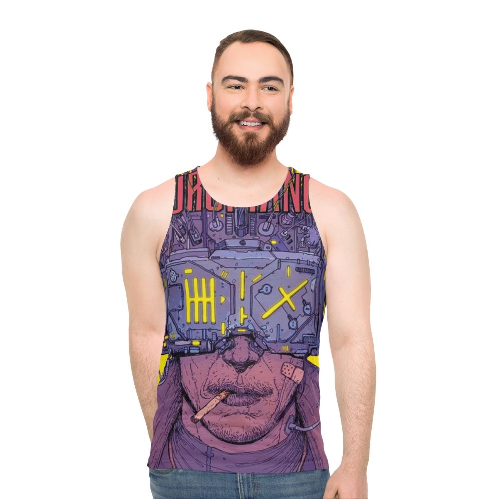 Neuromancer 2020 Unisex Cyberpunk Tank Top