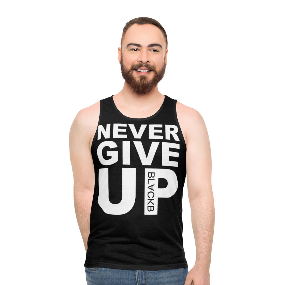 Never Give Up Unisex Tank Top