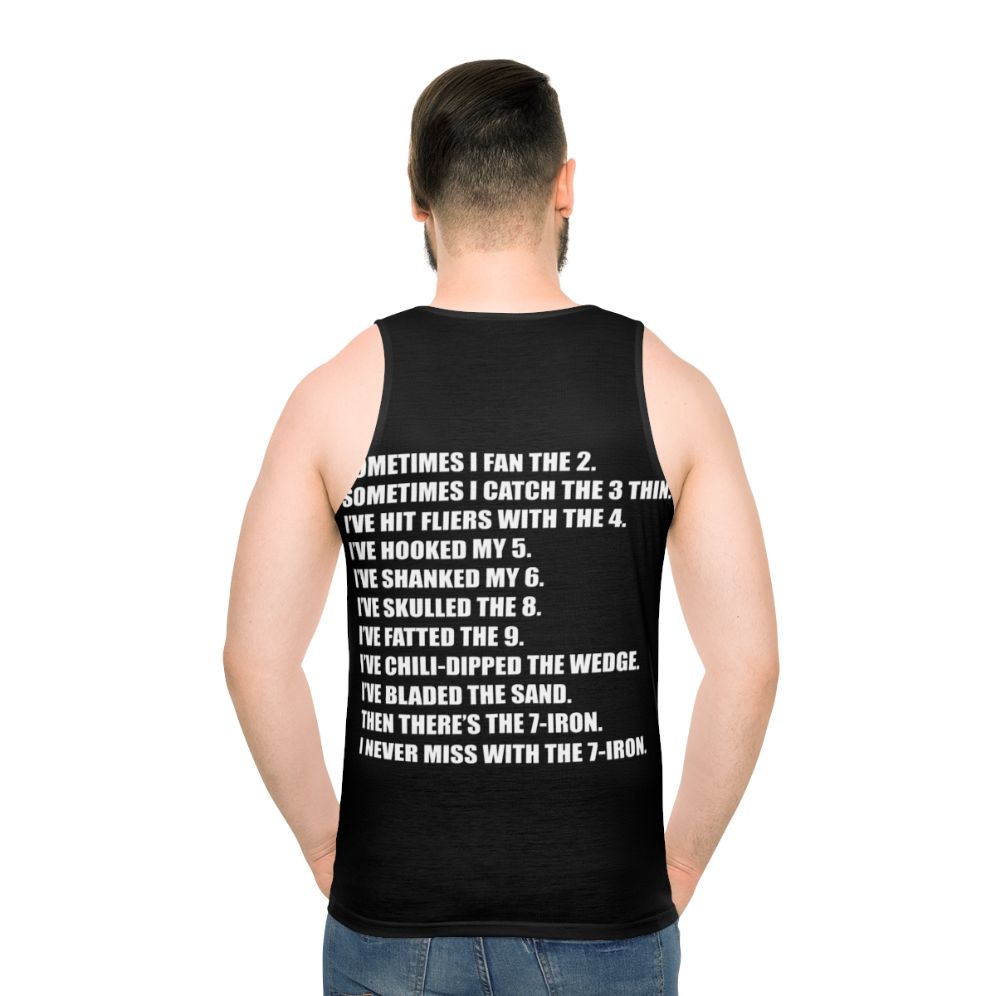 Never Miss 7 Iron Unisex Golf Tank Top
