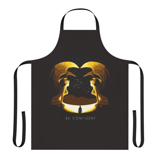 Neverending Story themed apron with literary and fantasy motifs