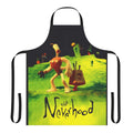 Neverhood-inspired high contrast apron with pixel art design