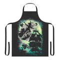 Apron featuring a Neverland-themed design with Peter Pan, Captain Hook, and other iconic elements