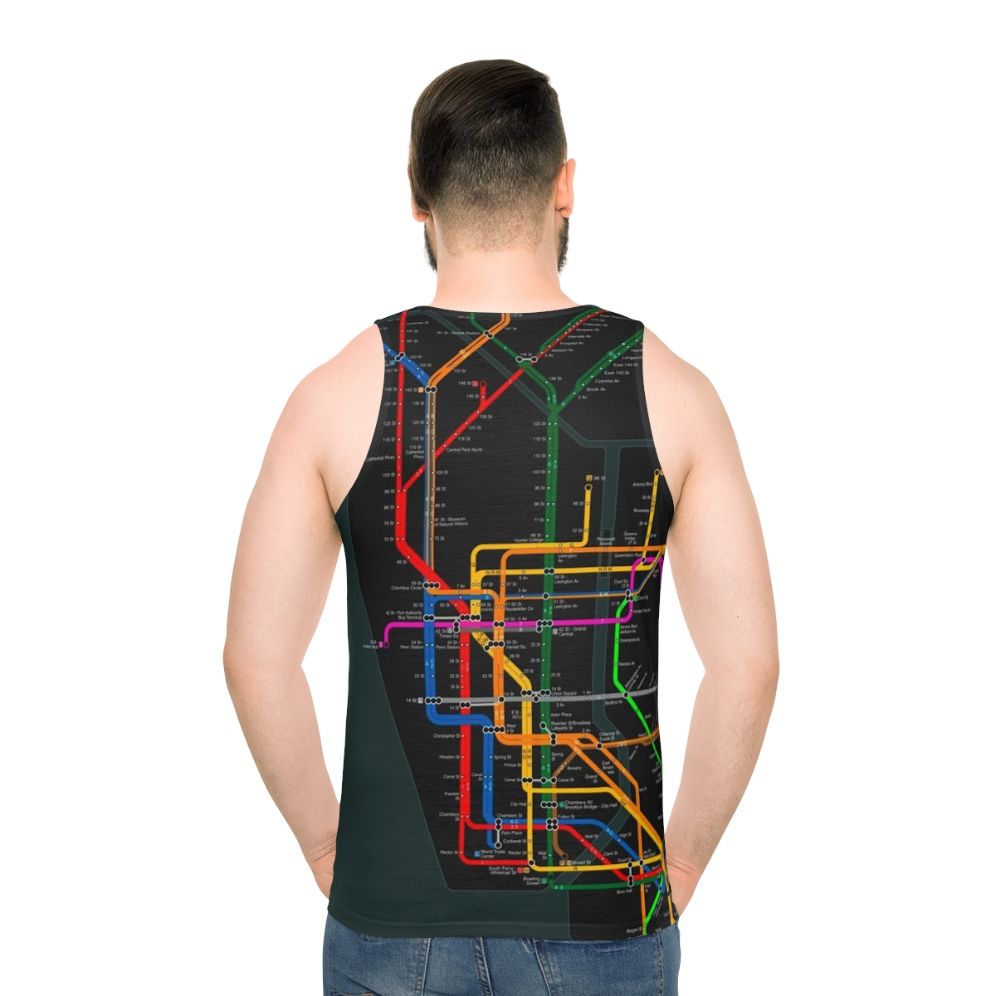 New York City Subway Map Unisex Tank Top