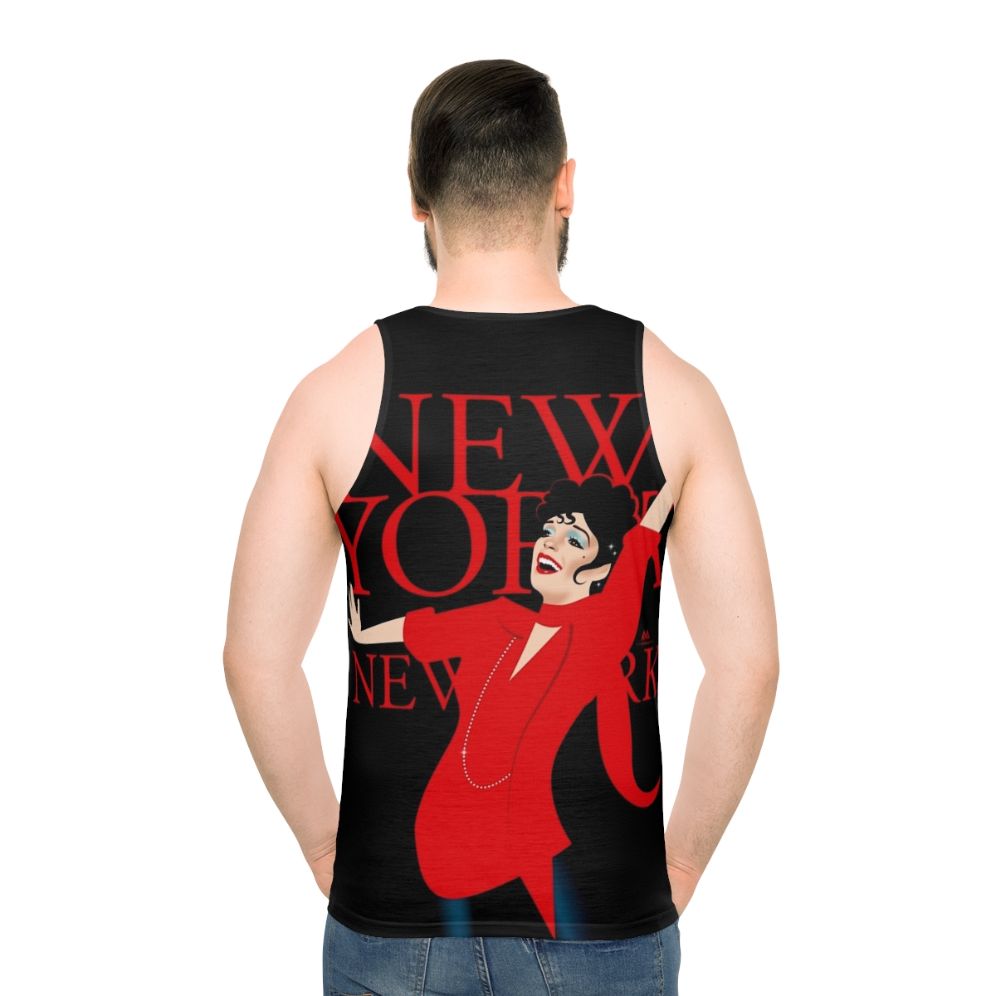 New York Unisex Tank Top featuring Alejandro Mogollo Art