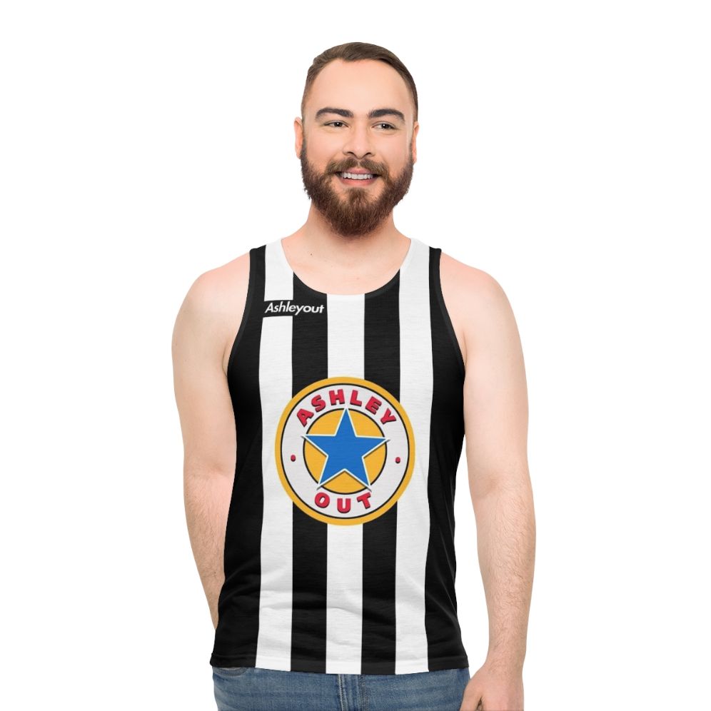 Unisex tank top with iconic Newcastle United protest design