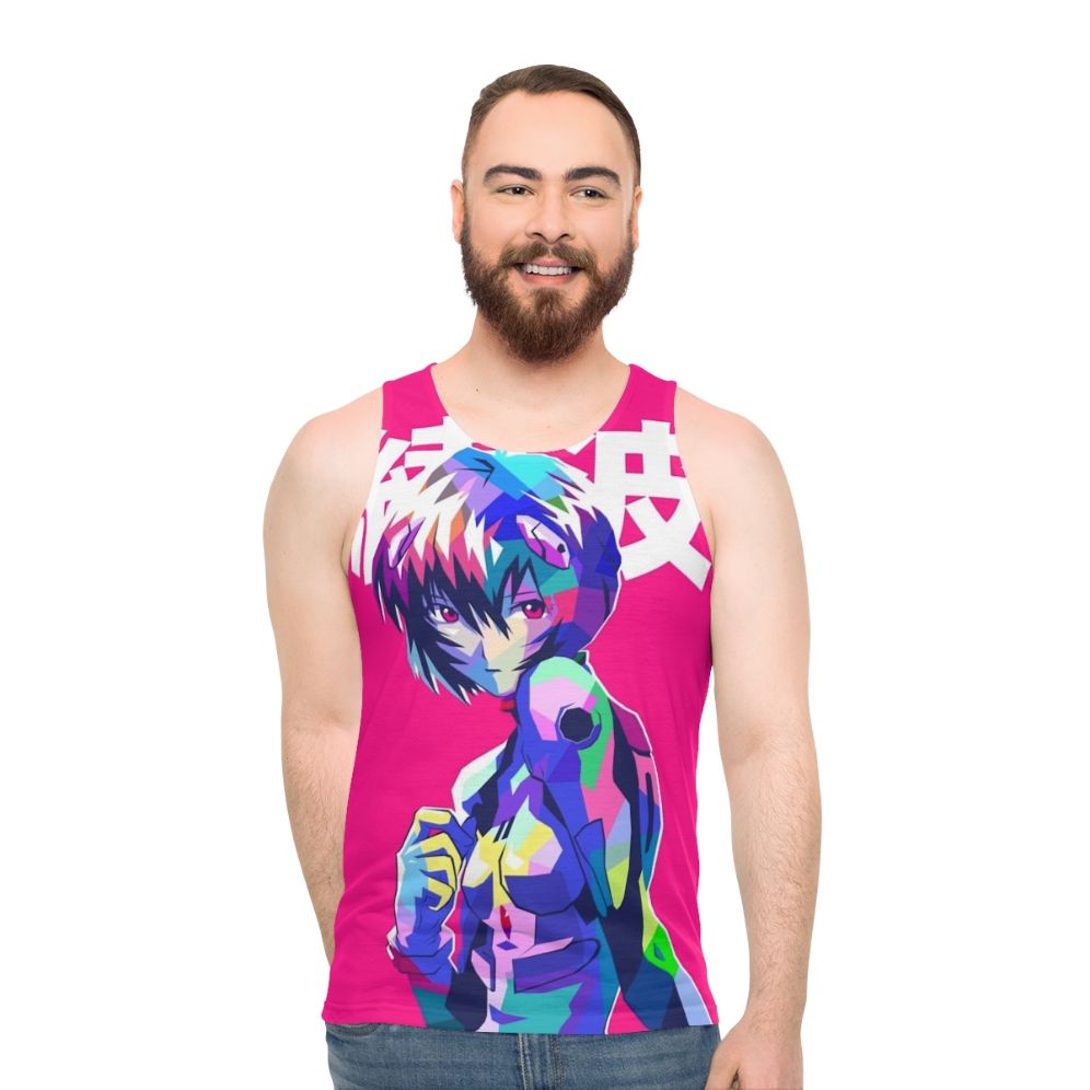 Neon Genesis Evangelion Rei Ayanami Unisex Tank Top