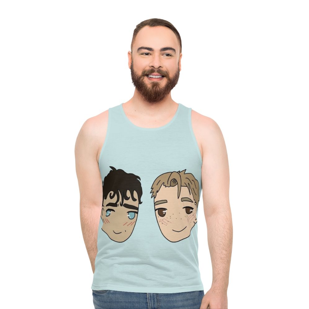 Nick and Charlie Heartstopper Unisex Tank Top