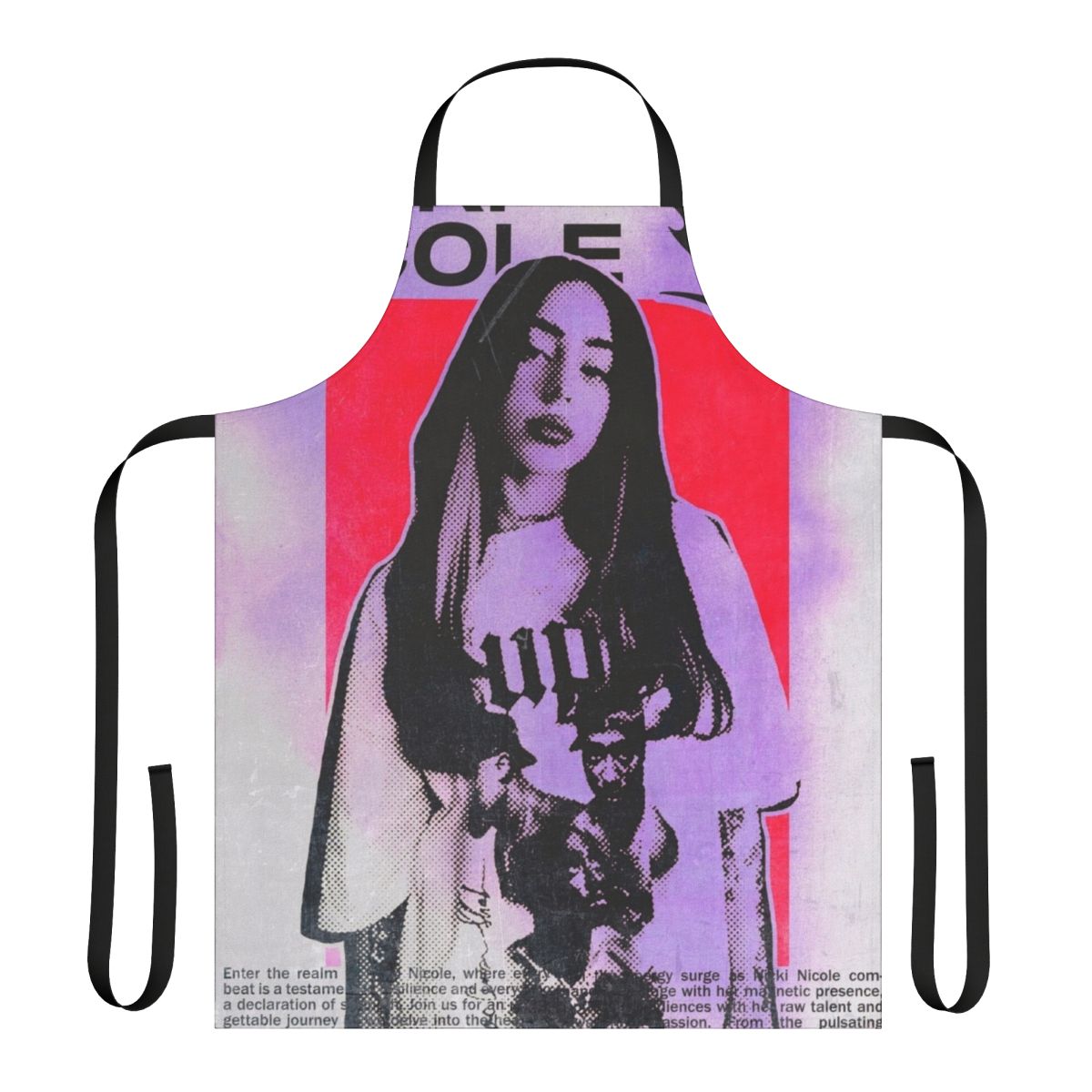 Nicki Nicole Inspired Kitchen Apron - High-Quality Urban Music Merchandise