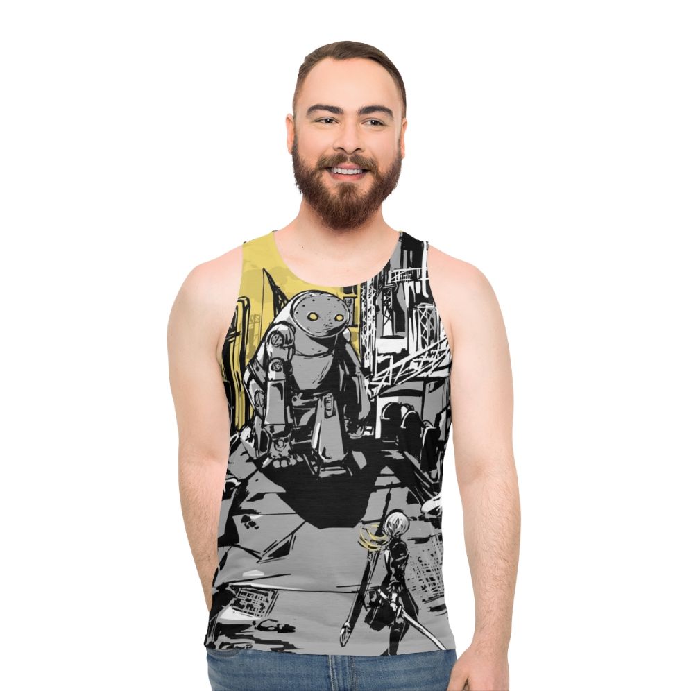 Nier Automata 2B and 9S Unisex Tank Top