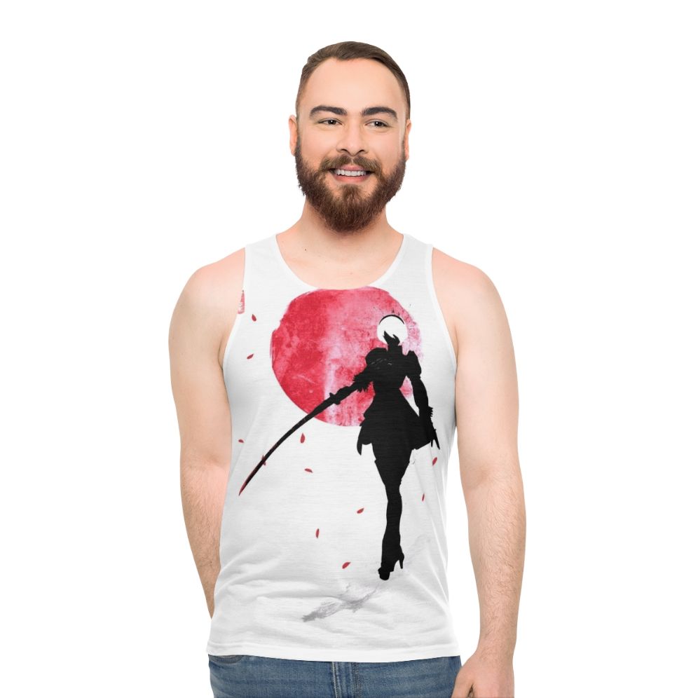 Nier Automata 2B Android Samurai Warrior Unisex Tank Top