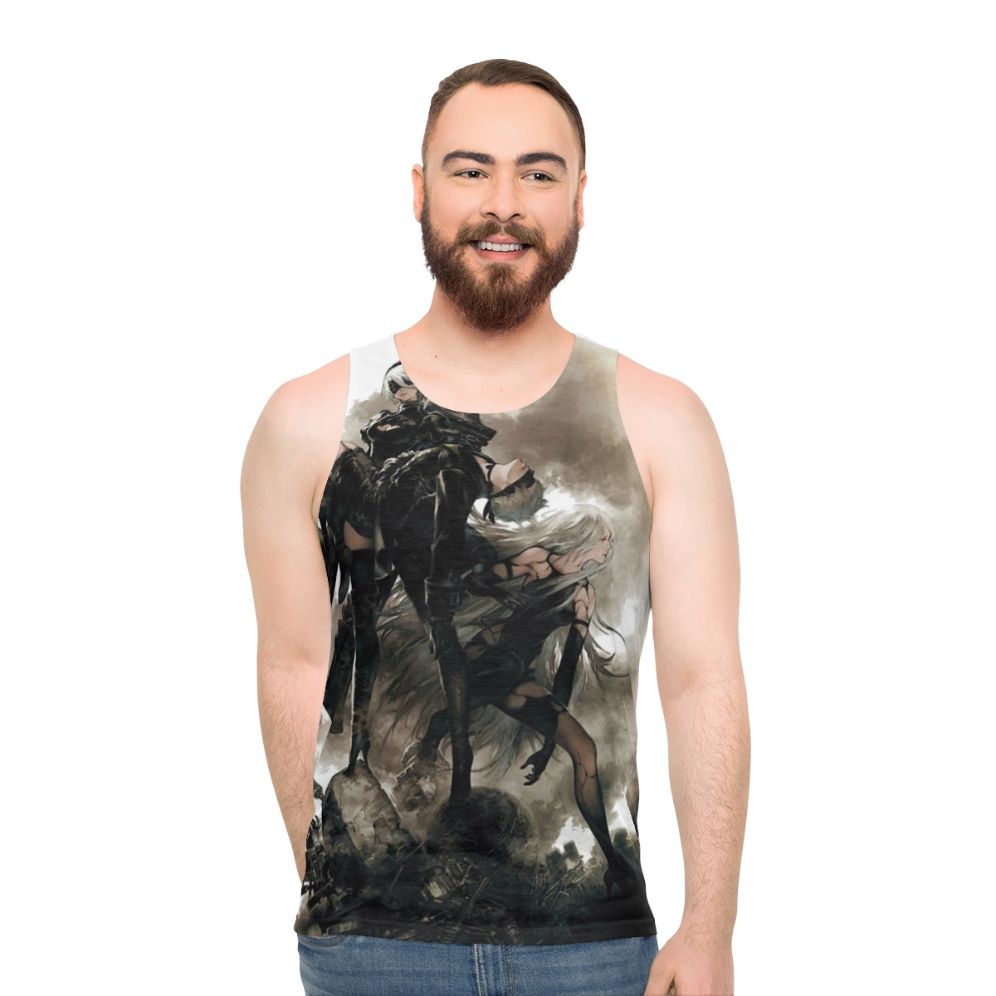 Unisex Nier Automata 2B tank top