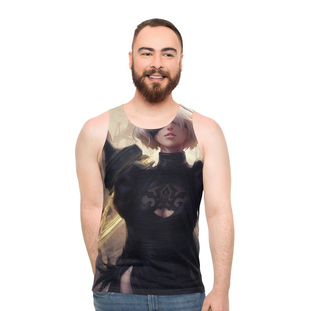 Nier Automata 2B Unisex Tank Top