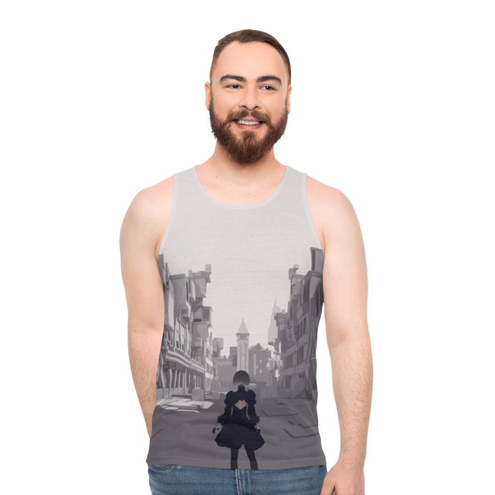 Nier Automata Copied City Unisex Tank Top