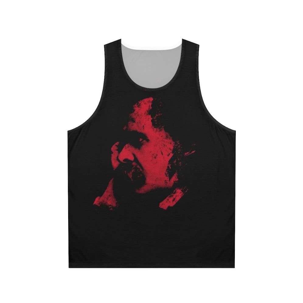 Nietzsche portrait unisex tank top
