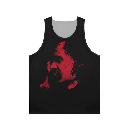 Nietzsche portrait unisex tank top
