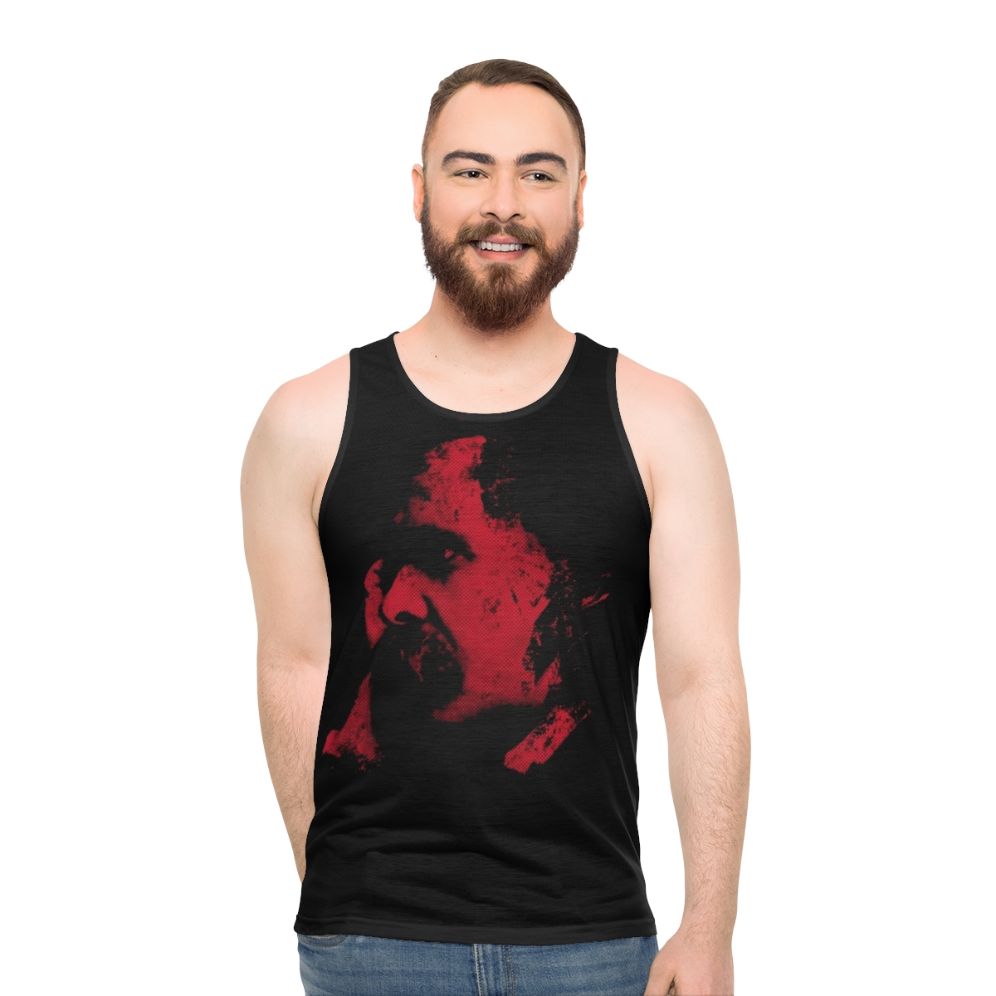 Nietzsche portrait unisex tank top