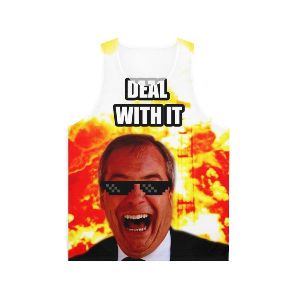 Nigel Farage Brexit Unisex Tank Top