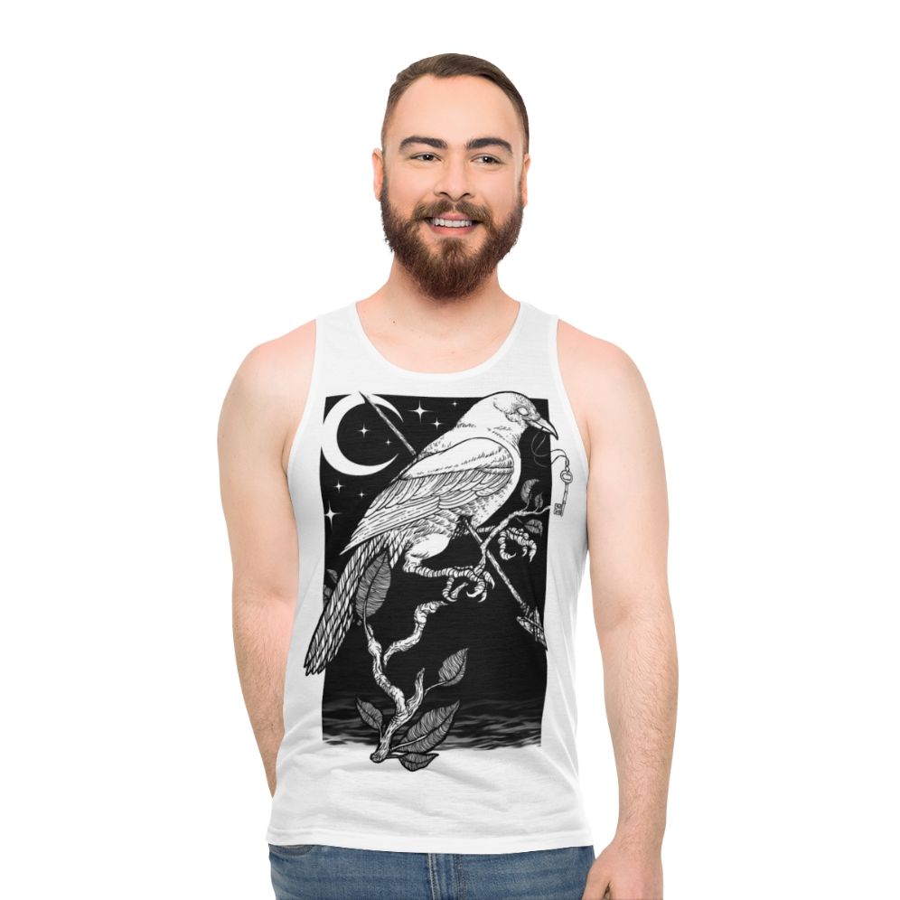 Night Crow Unisex Tank Top