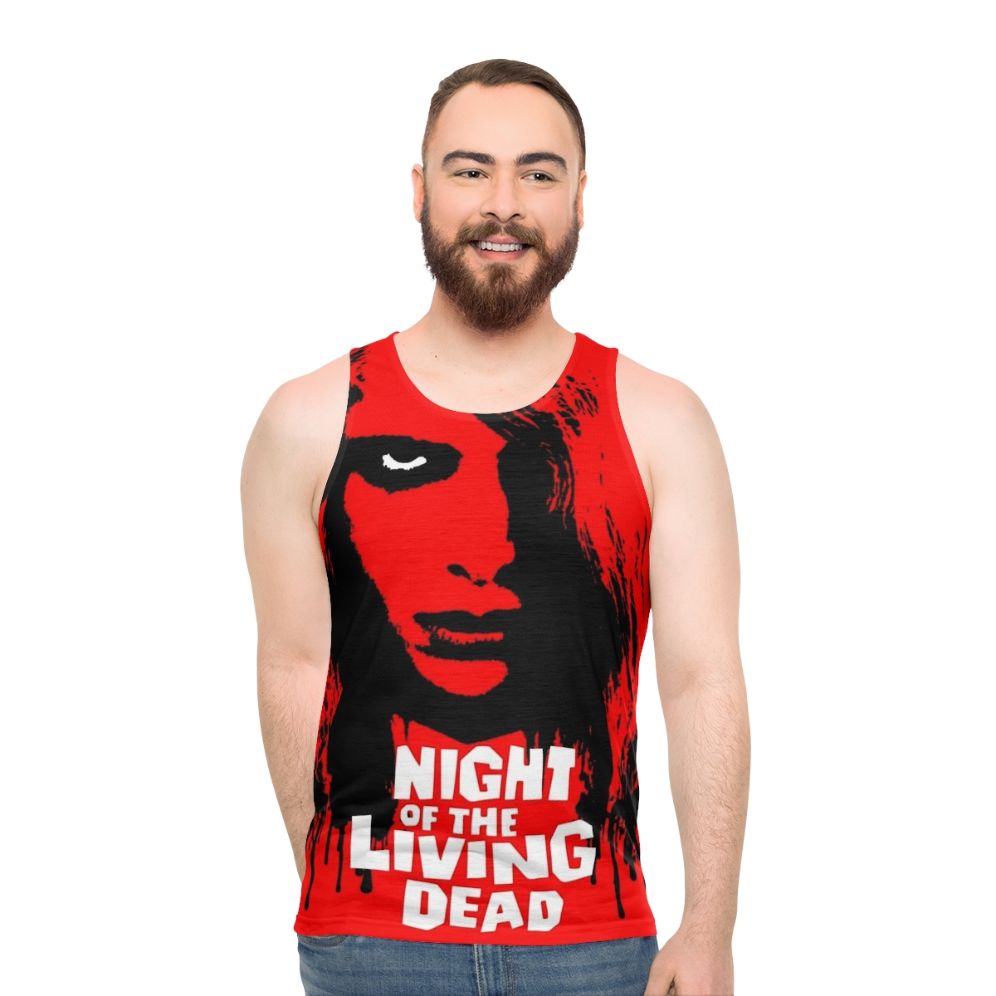 Night of the Living Dead horror zombie unisex tank top