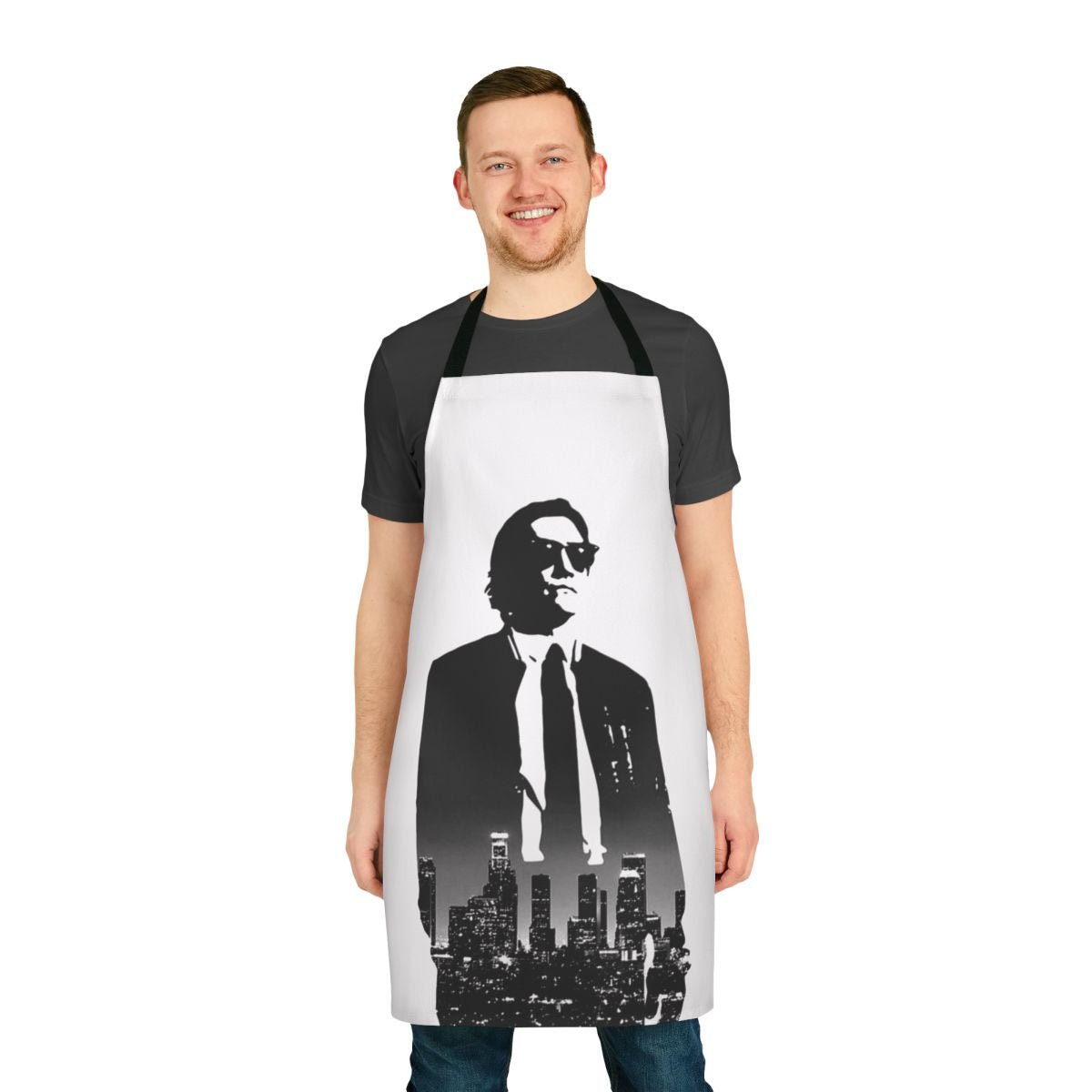 Apron featuring the Nightcrawler movie character Jake Gyllenhaal