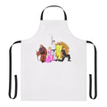 Apron with Nightman and Dayman design from It's Always Sunny in Philadelphia