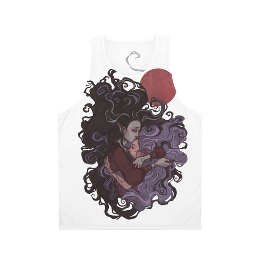 Unisex tank top with 'Nightmares Are Just Fun Dreams' design for RPG fans