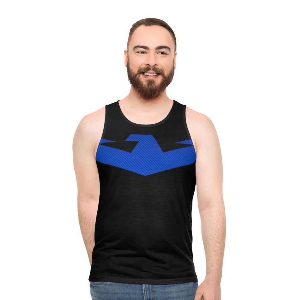 Nightwing Carbon Fiber Unisex Tank Top