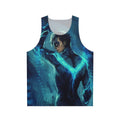 Nightwing superhero unisex blue tank top