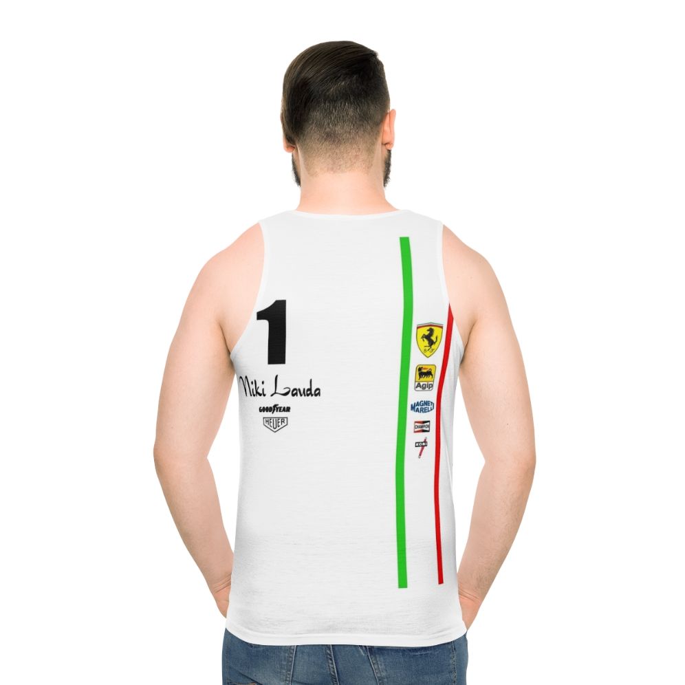 Niki Lauda Ferrari F1 Racing Unisex Tank Top