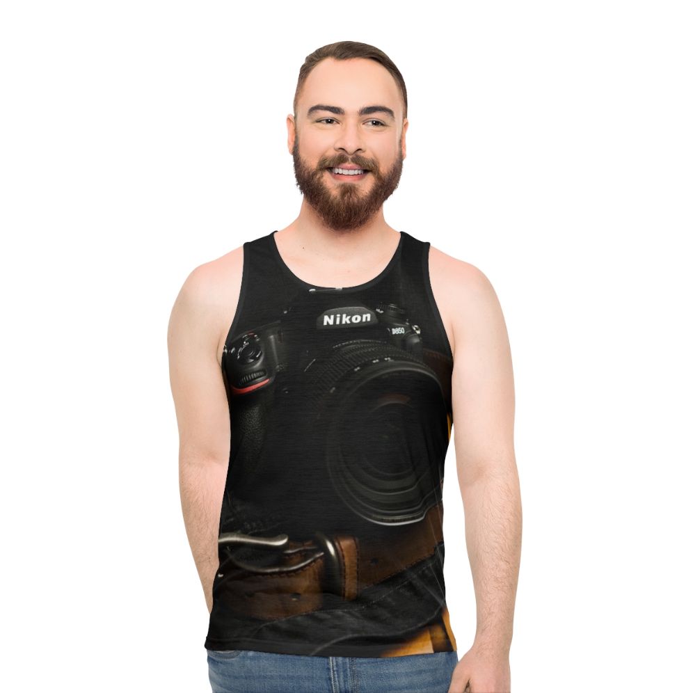 Nikon D850 Camera Unisex Tank Top
