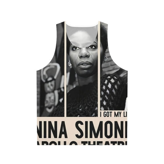 Vintage Nina Simone Jazz Concert Poster Unisex Tank Top