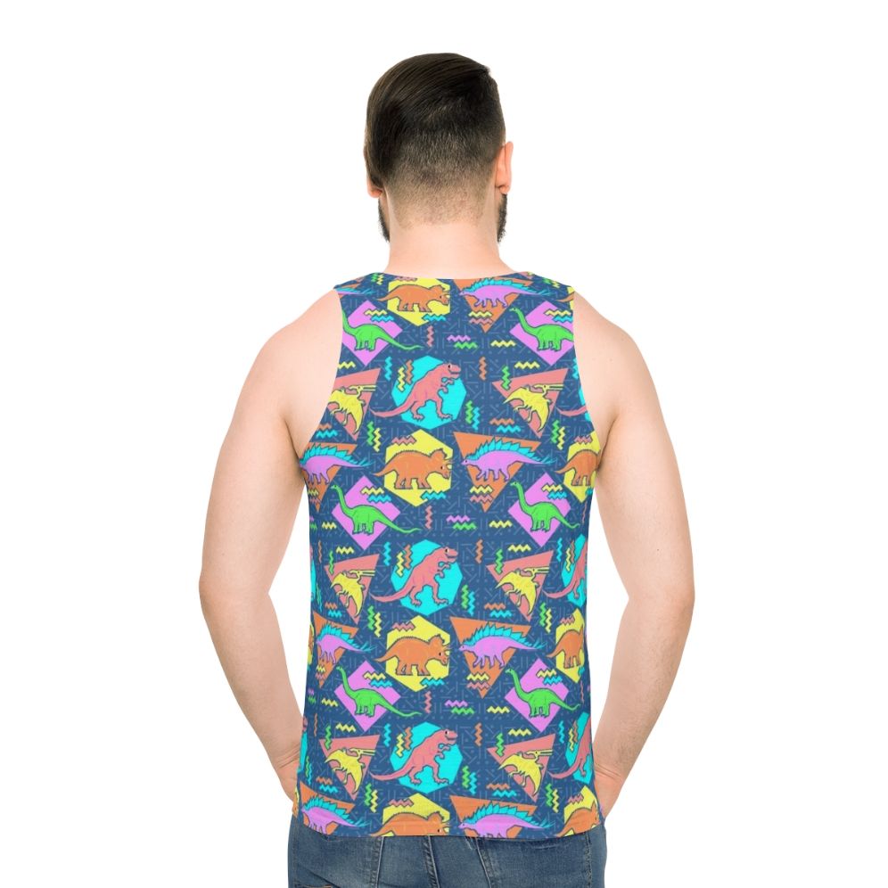 Nineties Dinosaurs Pattern Unisex Tank Top