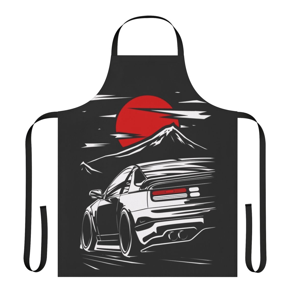 Nissan 300ZX Z32 inspired automotive apron with JDM design