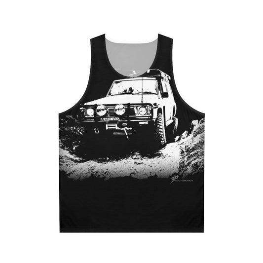 Nissan Patrol GQ Unisex Tank Top for Off-Road Enthusiasts