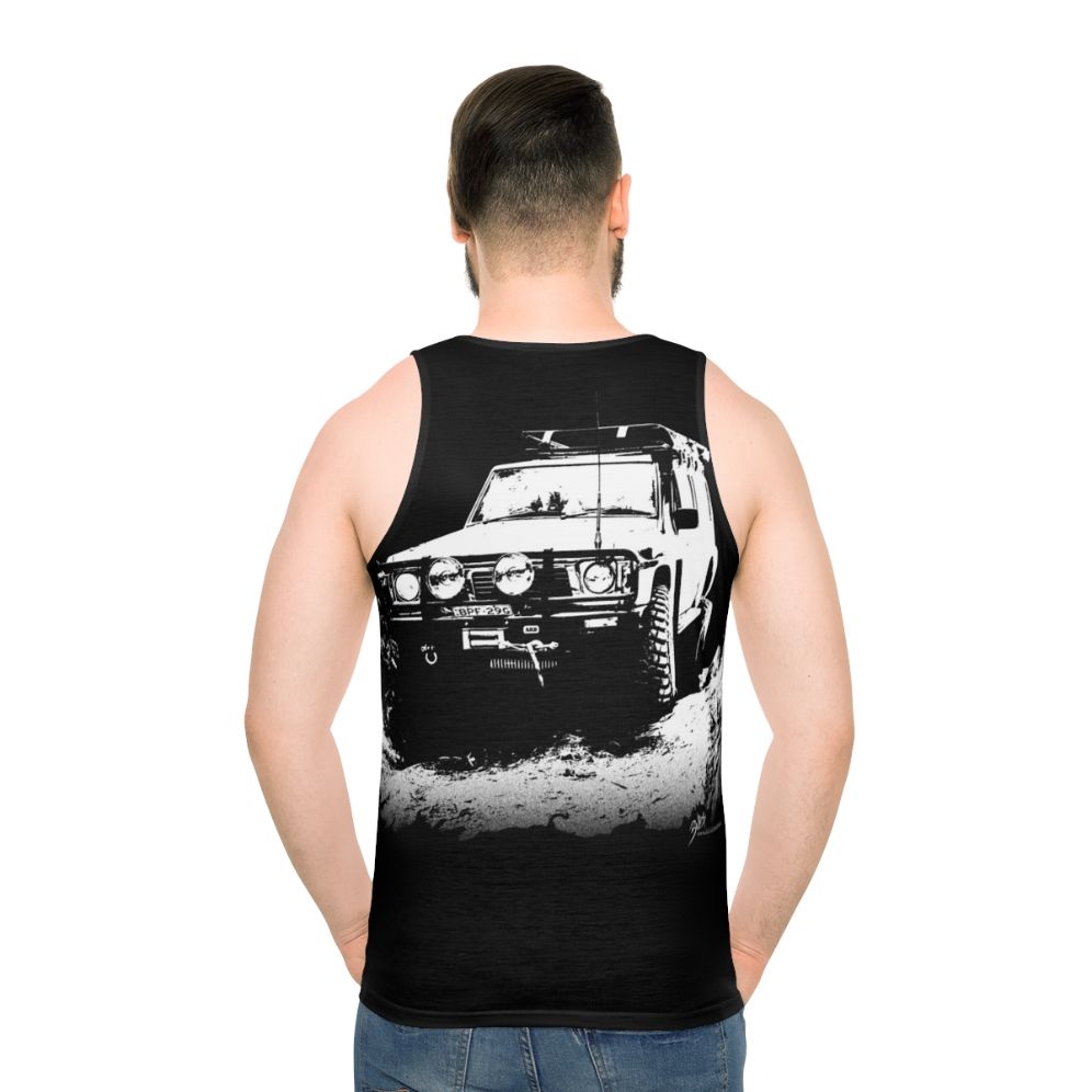 Nissan Patrol GQ Unisex Tank Top for Off-Road Enthusiasts