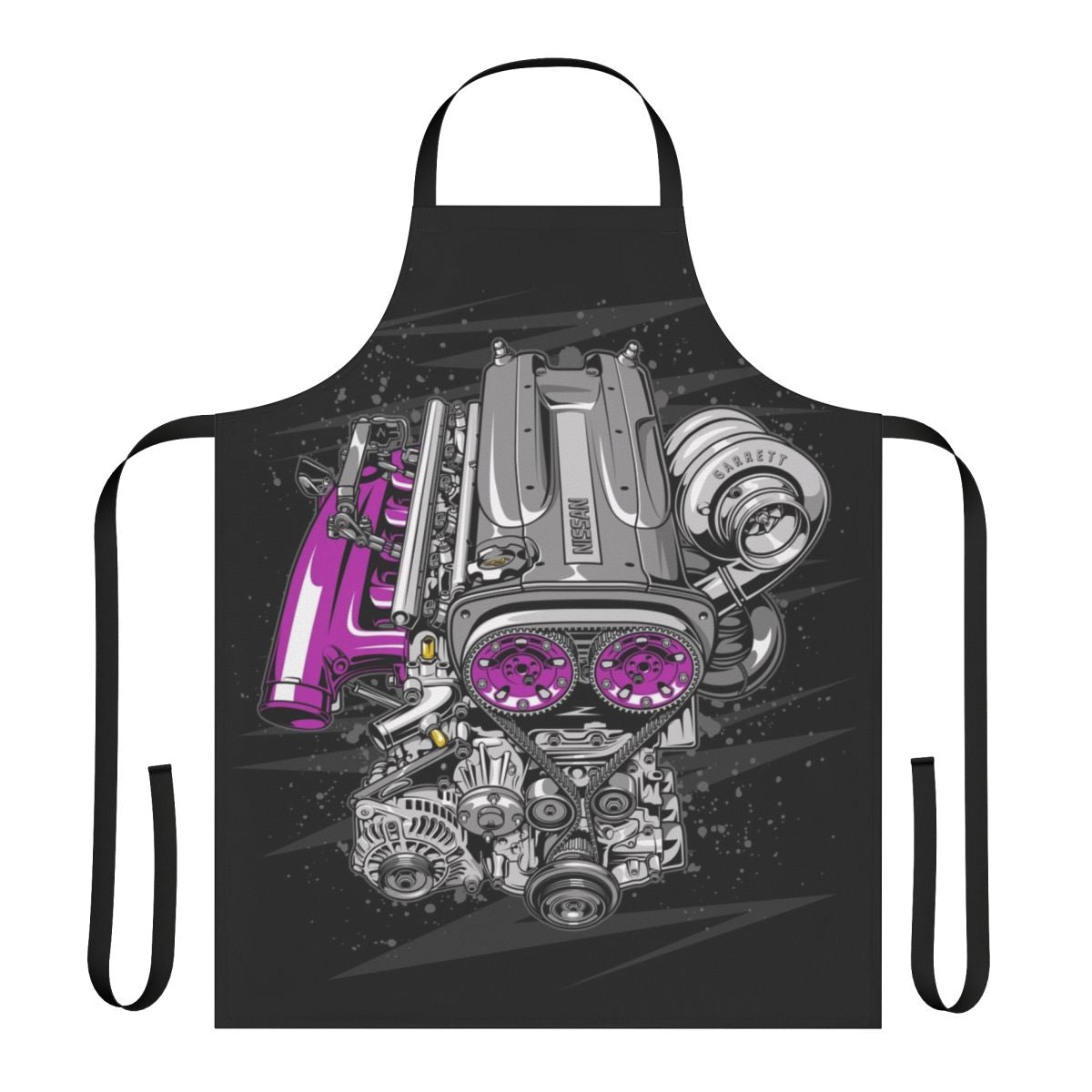Nissan RB26 Engine Themed Apron for Automotive Enthusiasts