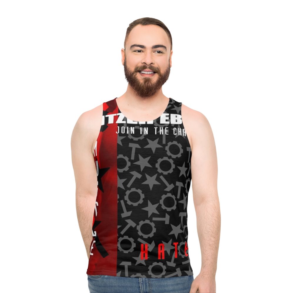 Nitzer Ebb electronic music unisex tank top