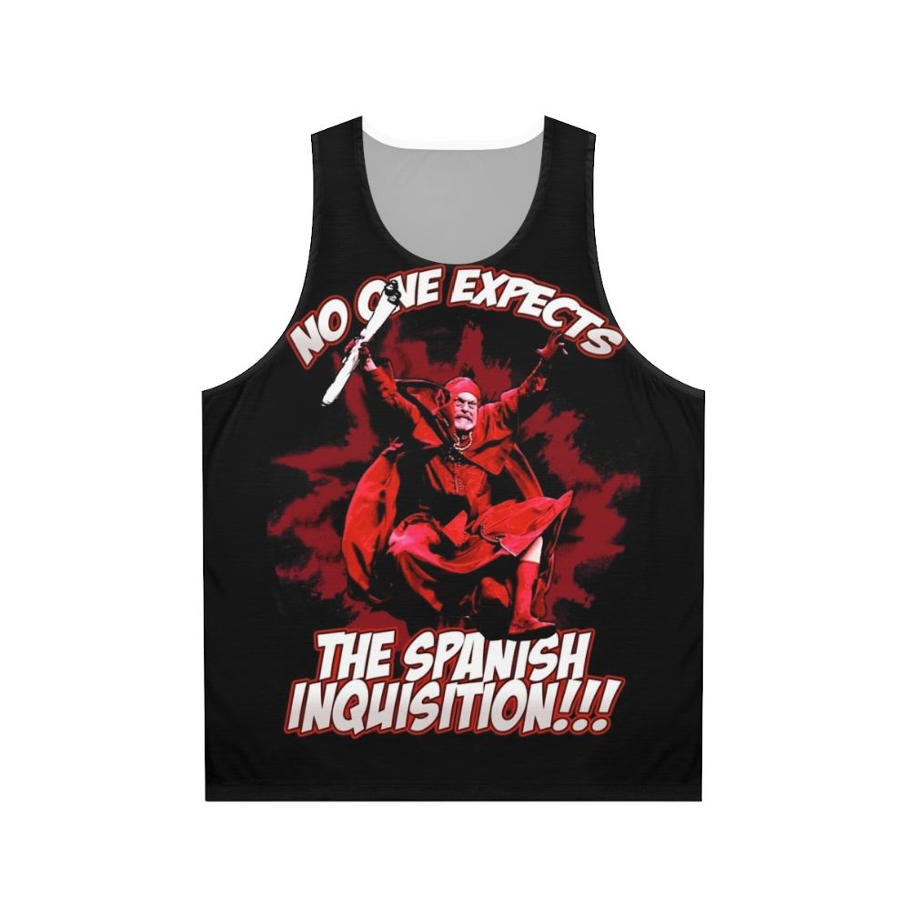 Unisex "No One Expects the Spanish Inquisition" Monty Python Comedy Tank Top