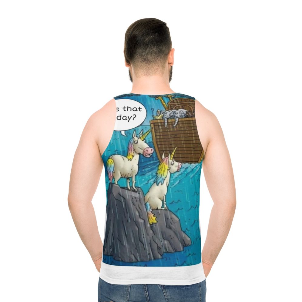 Cute Noah's Ark Unicorn Christian Tank Top