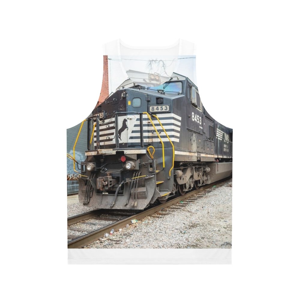 Norfolk Southern Raleigh NC Train Yard Unisex Tank Top