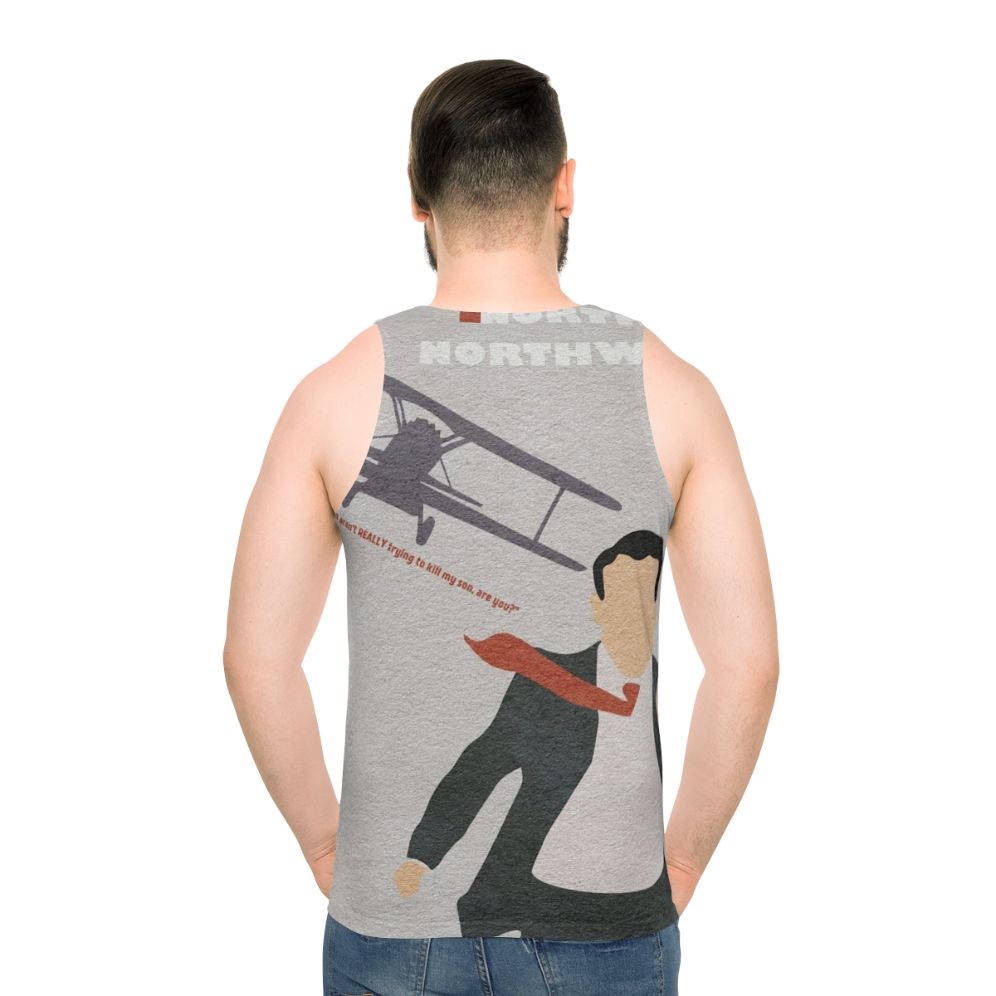 "North By Northwest" minimalist movie fan tank top